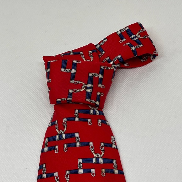 EUC Vintage Brooks Brothers Horse Bit Tie - Picture 4 of 7